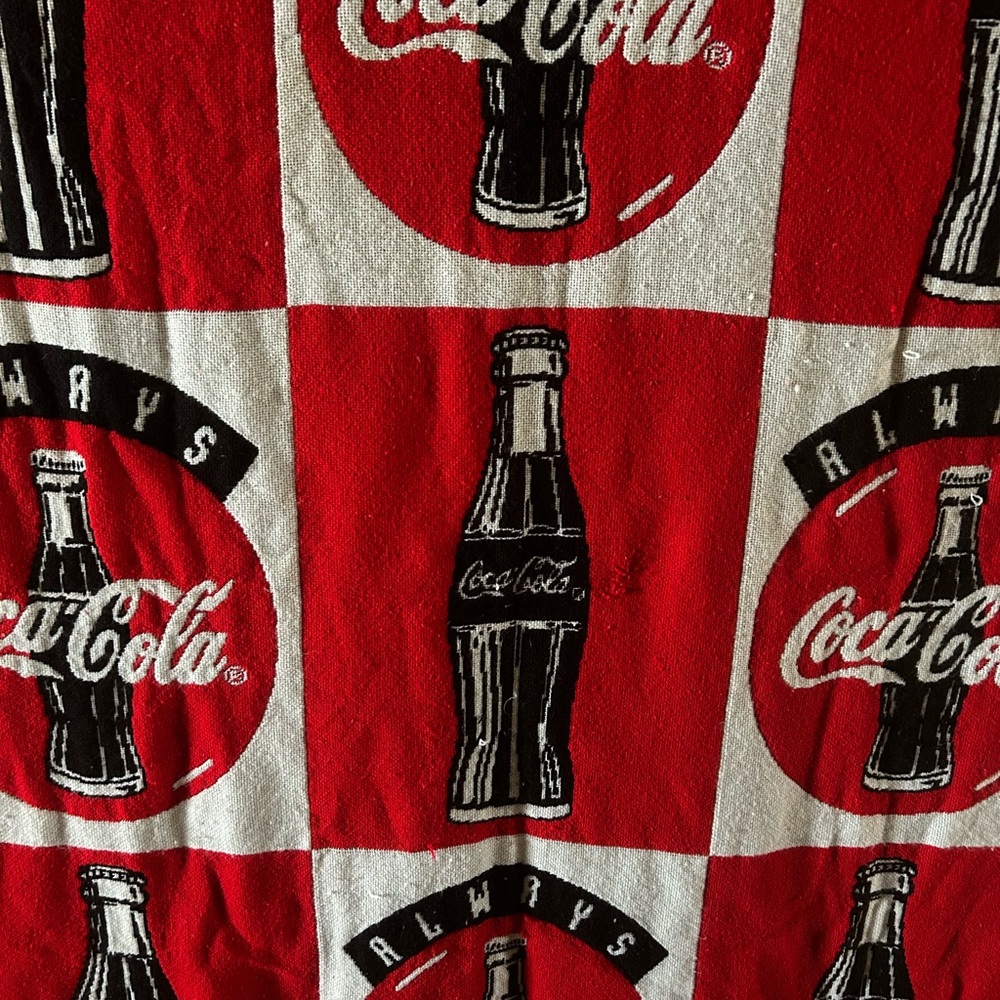 Coke a Cola blanket couple miner ware spots